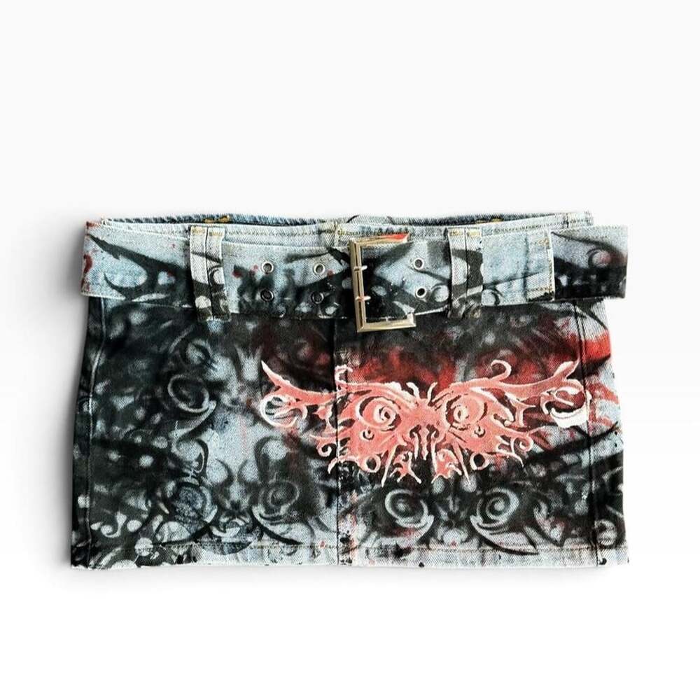 Fashion Nova Phoenix Bleach Micro Mini Skirt Size S